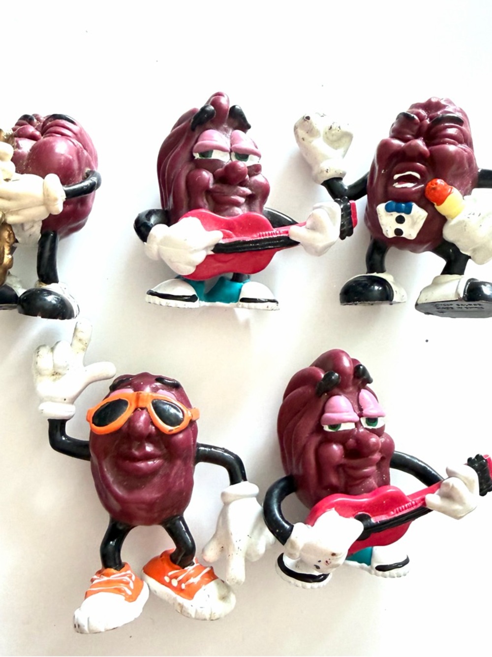 Vintage California raisins  Grape Character Toy figures